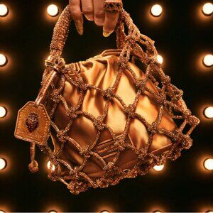 Kurt Geiger London - Small Crystal Macramé Bag